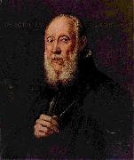 Jacopo Tintoretto Portrat des Bildhauers Jacopo Sansovino oil painting on canvas